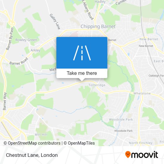 Chestnut Lane map