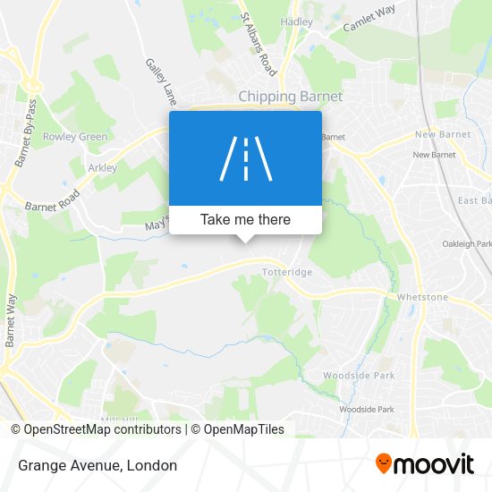 Grange Avenue map