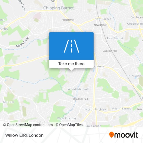 Willow End map