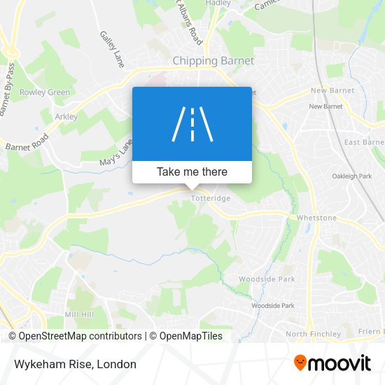 Wykeham Rise map