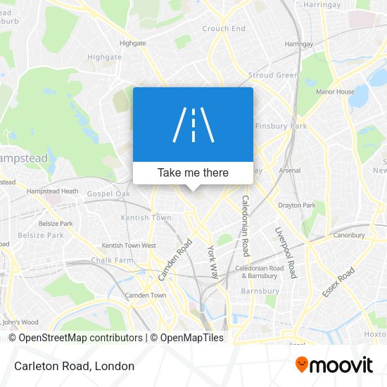 Carleton Road map