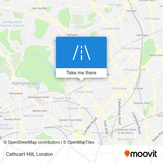 Cathcart Hill map