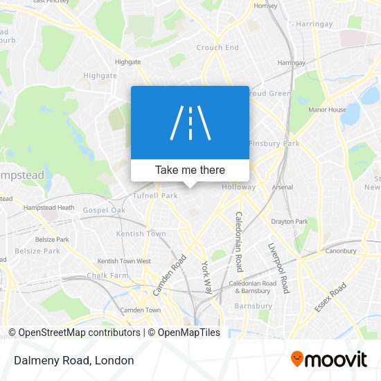 Dalmeny Road map