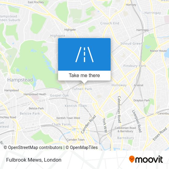 Fulbrook Mews map