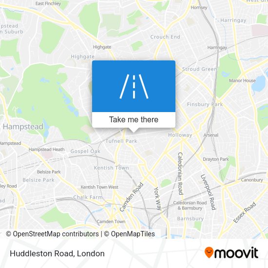 Huddleston Road map