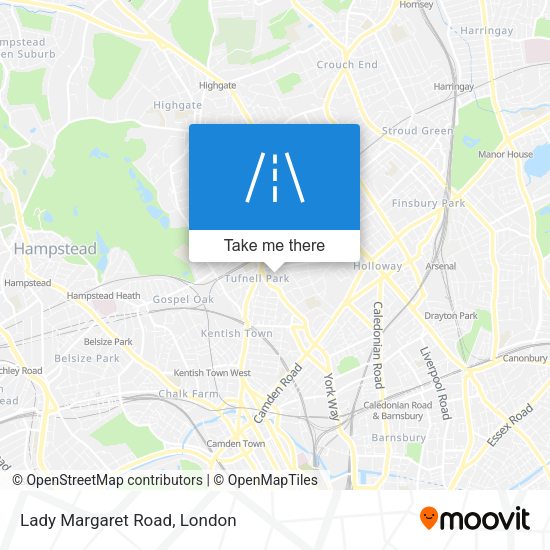 Lady Margaret Road map