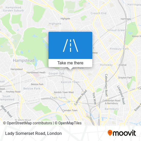 Lady Somerset Road map
