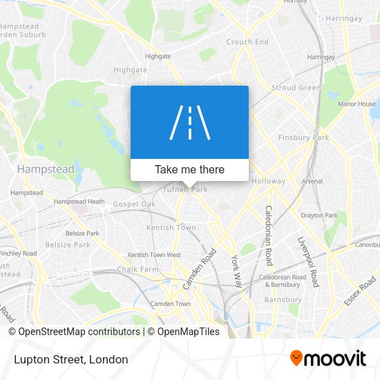 Lupton Street map