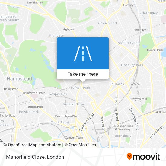 Manorfield Close map