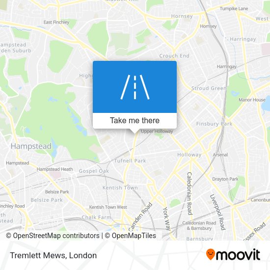Tremlett Mews map