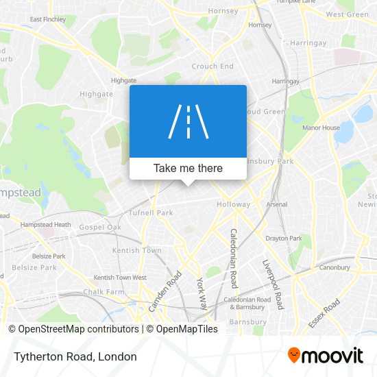Tytherton Road map
