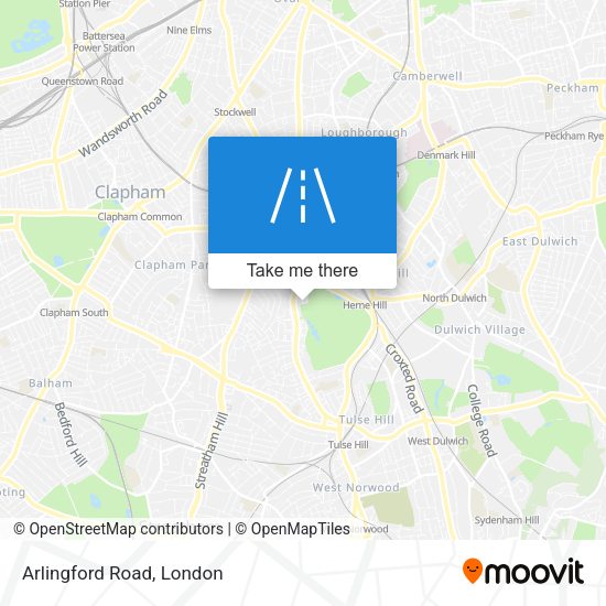 Arlingford Road map