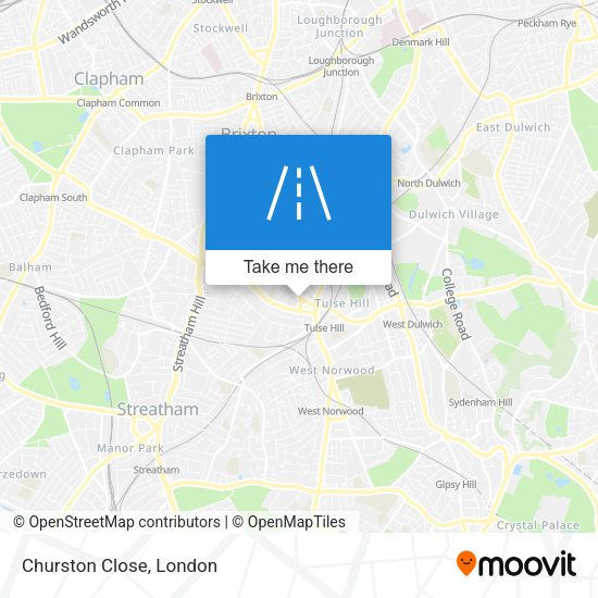 Churston Close map