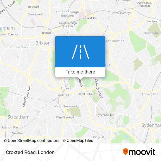 Croxted Road map
