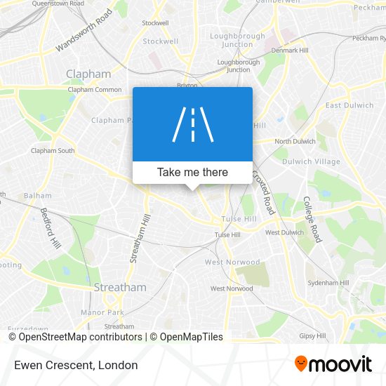 Ewen Crescent map