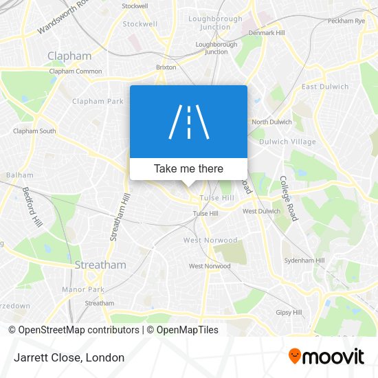 Jarrett Close map