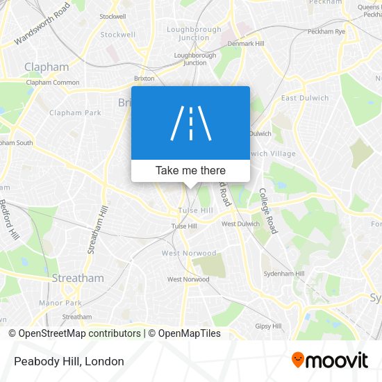 Peabody Hill map