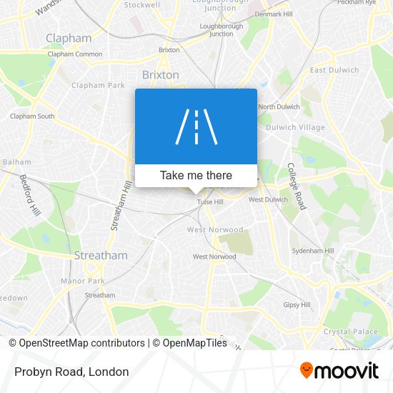 Probyn Road map