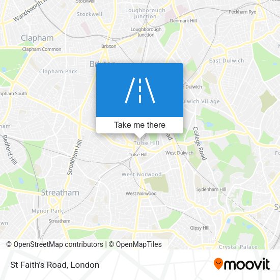 St Faith's Road map