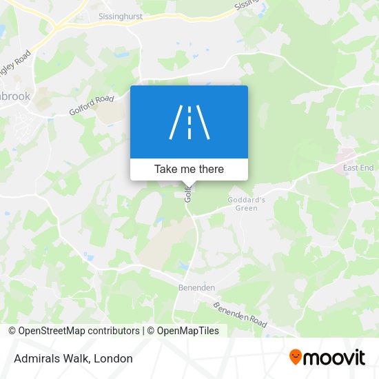 Admirals Walk map