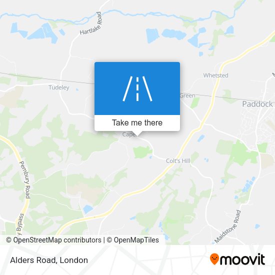 Alders Road map