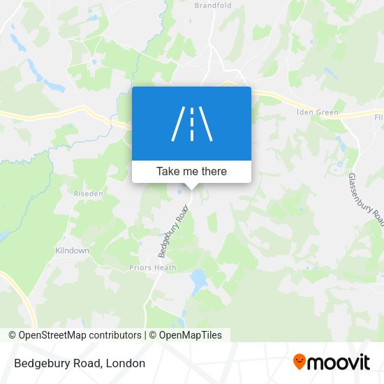 Bedgebury Road map
