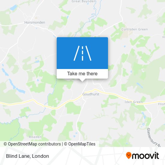 Blind Lane map