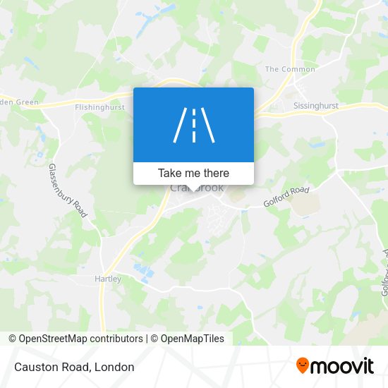 Causton Road map