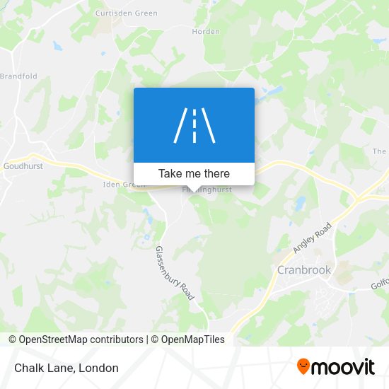 Chalk Lane map