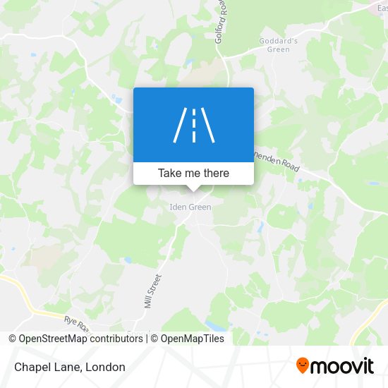 Chapel Lane map