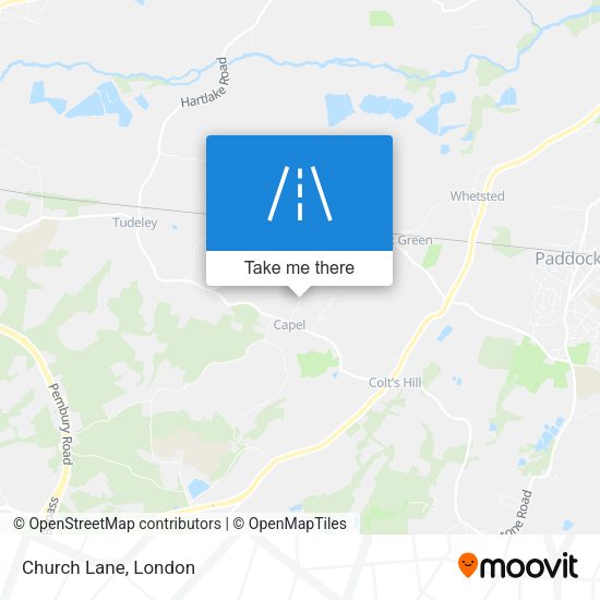 Church Lane map