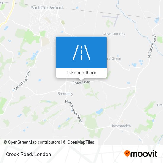 Crook Road map