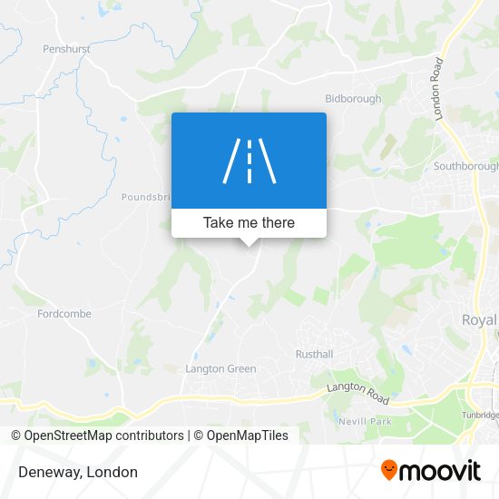 Deneway map