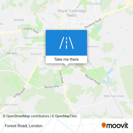 Forest Road map