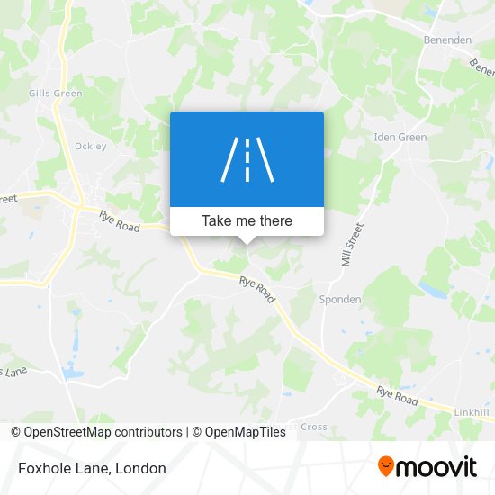 Foxhole Lane map