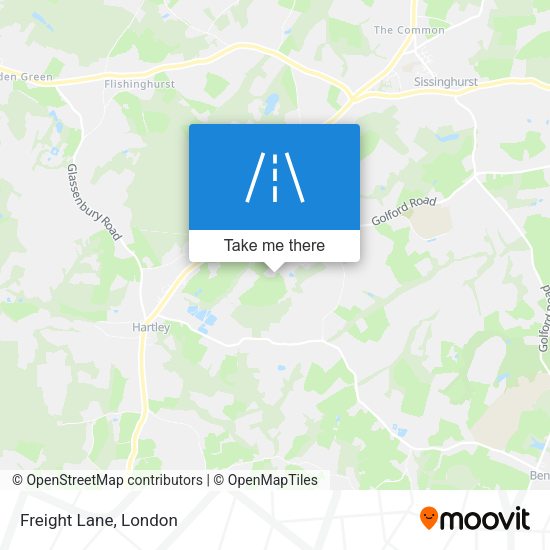 Freight Lane map