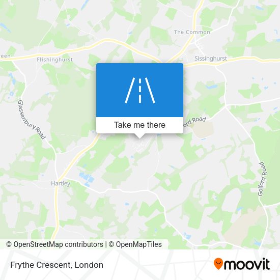 Frythe Crescent map