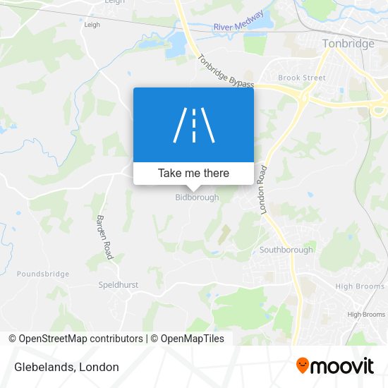 Glebelands map