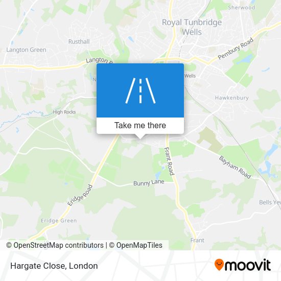 Hargate Close map