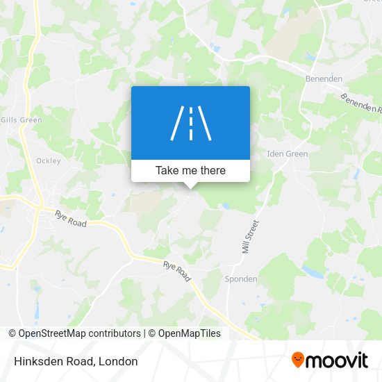 Hinksden Road map