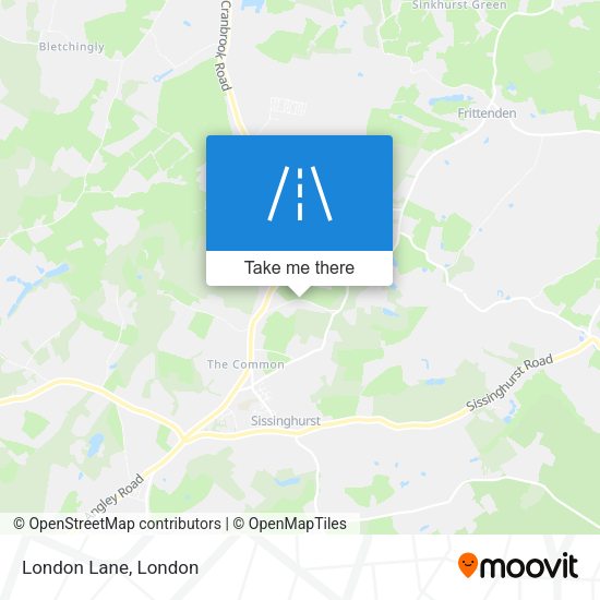 London Lane map