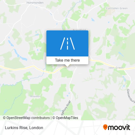 Lurkins Rise map