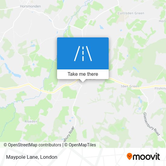 Maypole Lane map