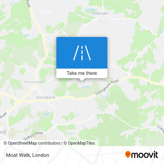 Moat Walk map