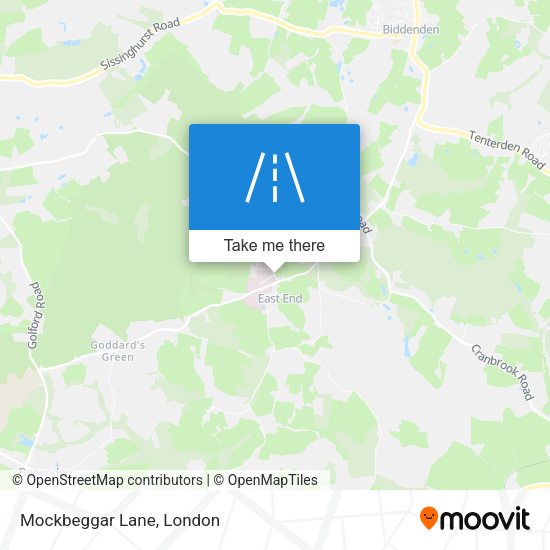 Mockbeggar Lane map