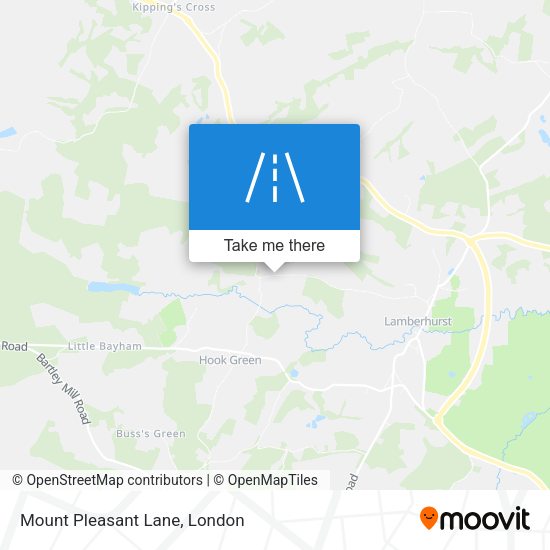 Mount Pleasant Lane map