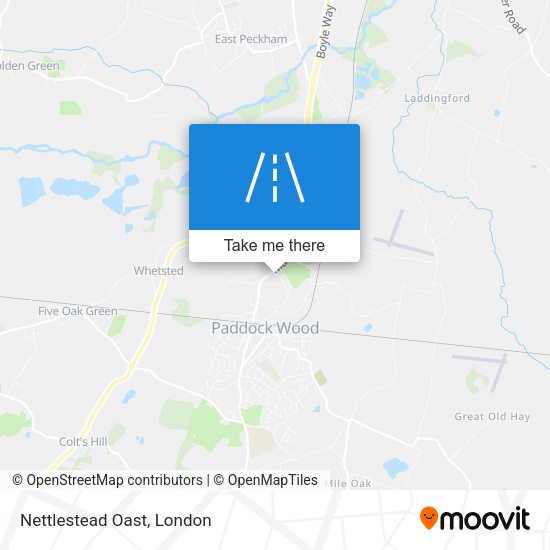 Nettlestead Oast map