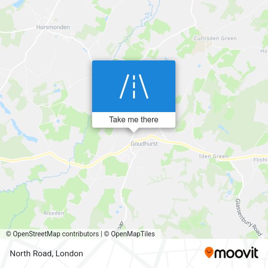 North Road map