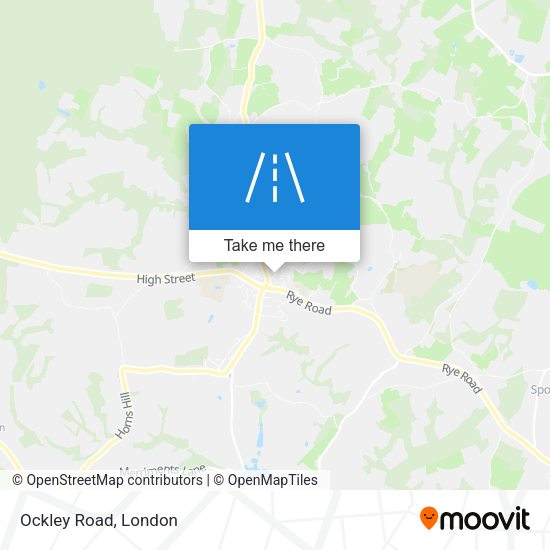 Ockley Road map