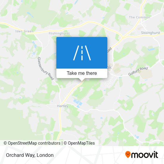 Orchard Way map